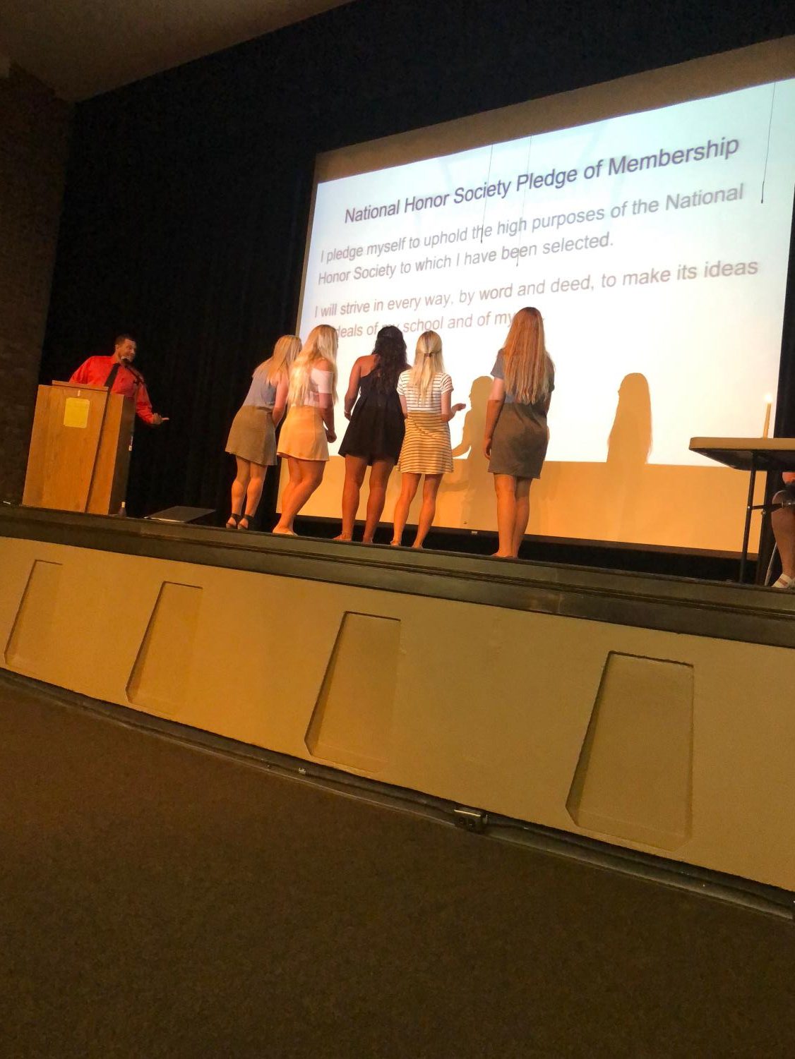 NHS hosts induction ceremony