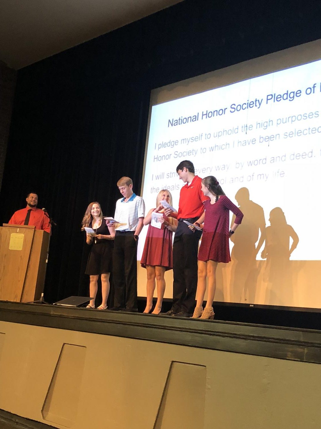 NHS hosts induction ceremony