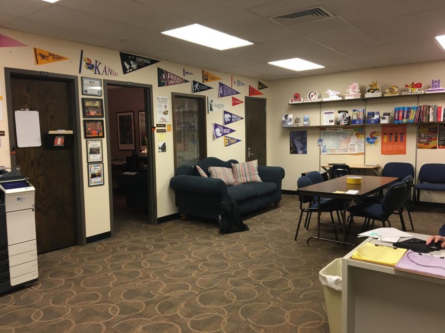The counselors offices are room 310. Throughout both semesters, students can be found meeting with their specified counselor.