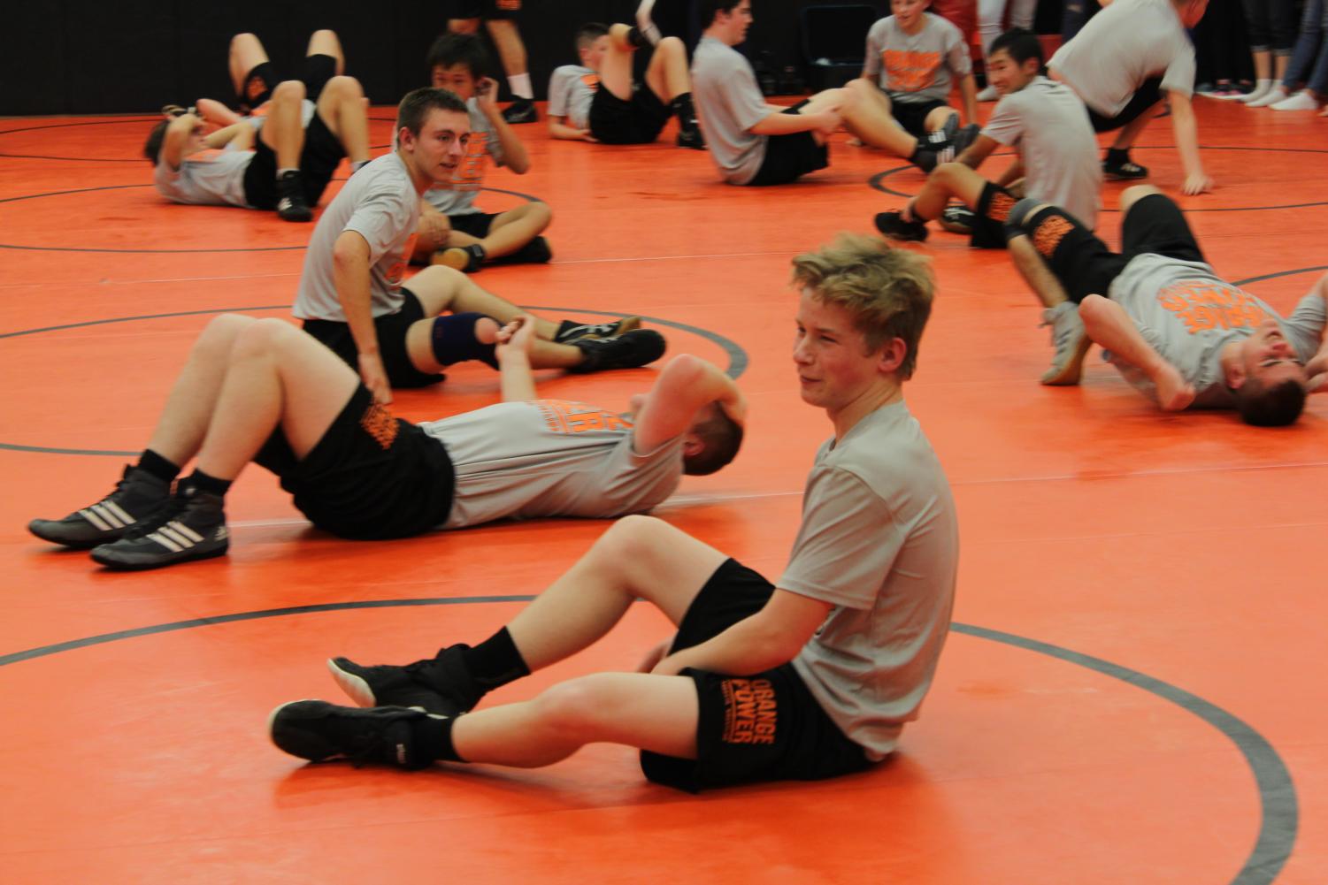 Wrestling encourages team bonding