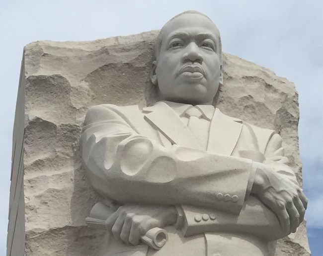  Martin Luther Kings memorial statue stands tall and strong in the West Potomac Park in Washington D.C. The Statue is named Stone of Hope and opened to the public Aug. 22, 2011. 