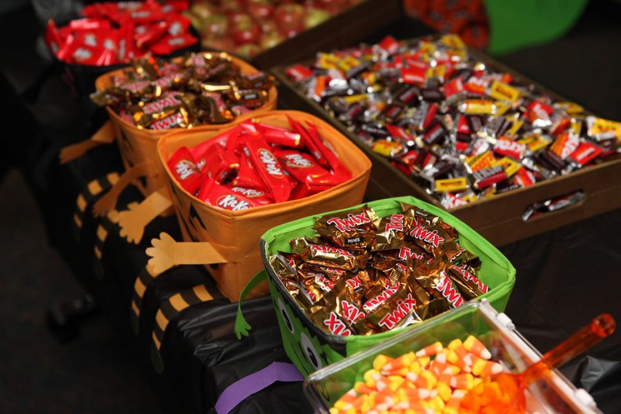Young children enjoy trick or treating for the candy. When teenagers decide to trick or treat, it takes candy away from the little ones. 