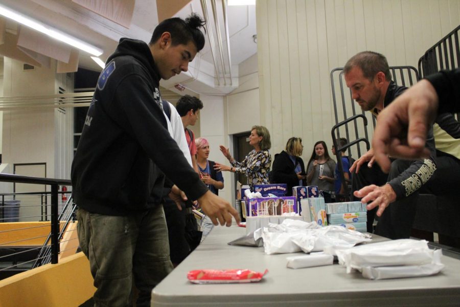 On October 9th the no tardy party took place as students got their choice of ice cream. 