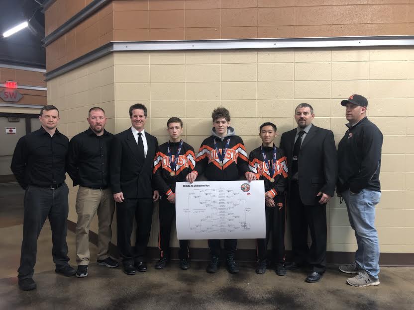 Three wrestlers place at state tournament
