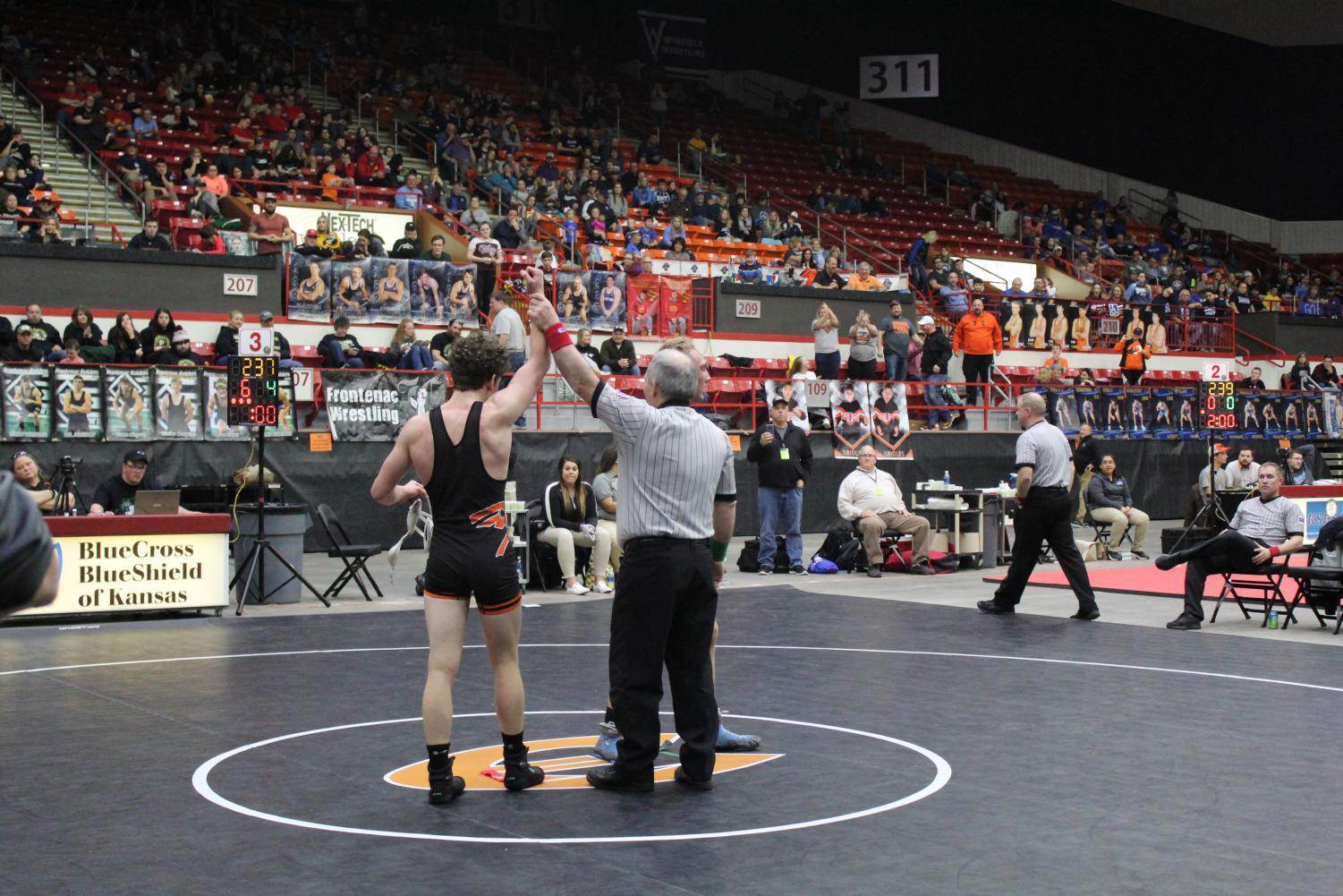 Three wrestlers place at state tournament