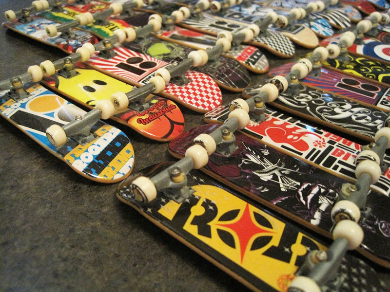 The Tech Deck brand started in 1998, but the original fingerboard did not come out till 1999. A fingerboard is a replica of a skateboard that someone rides by making skateboard tricks with their fingers.