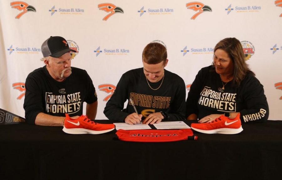Senior+Brice+Helton+signs+to+Emporia+for+cross+country+and+track.+Helton+is+excited+about+continuing+his+athletic+career+at+Emporia+and+ready+to+compete+at+the+collegiate+level.