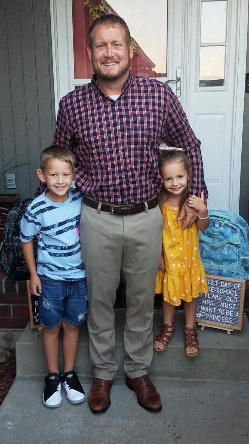 Who are you? What do you teach?
“Brad Raine, world history, current events, and world geography.”
When did you want to become a teacher?
“My junior year in high school, I had an amazing teacher who inspired me.”
Why did you choose Augusta High School?
“It's close to family and it's where I student taught. I enjoy the administration and the community.”
What do you like about teaching social studies?
“I love the content and I love making a connection with history to the kids.”
What is the best advice you have been given about teaching?
“Be personable.”
How do you build a relationship with your students?
“Being honest and understanding with them. And lots of coffee.”