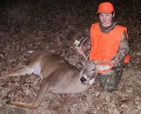 Last deer season, junior Hunter Levings shot a 10 point buck. After Levings is finished hunting, he takes the bucks home, keeps the horns and prepares the meat to be eaten.