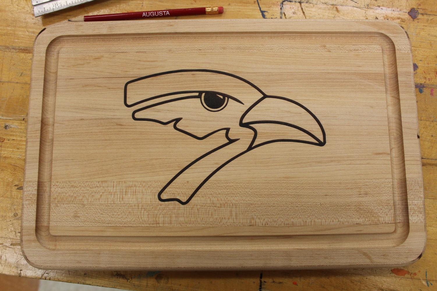 Laser engraver available for use during workshop