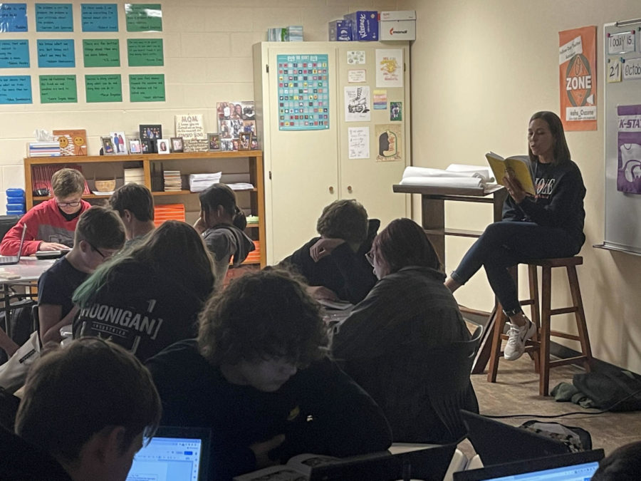 English teacher Rebecca Timberlake reads American Born Chinese to her class. This story will teach students about themes around identity, stereotypes, friendship, and self-acceptance.

