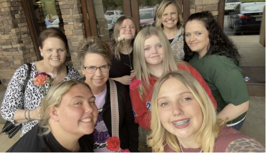  “I am thankful for the girls in my family.” Junior Isabelle Shaffer said.