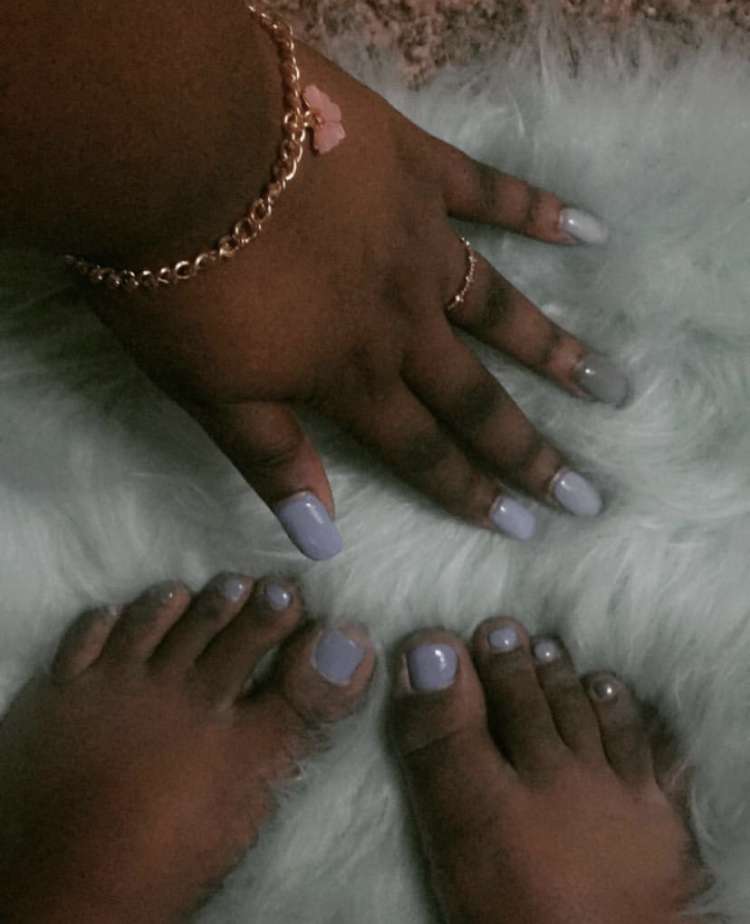 Girls show personalities with nail designs