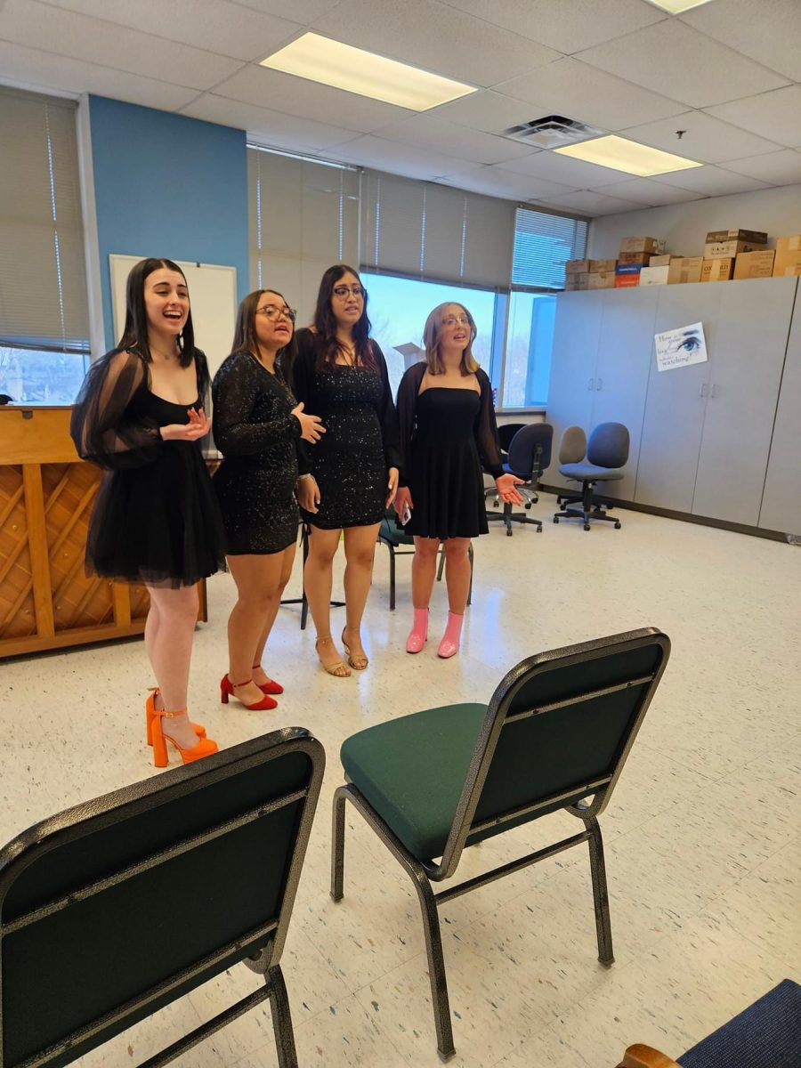 The Sunshine Sisters comprised of juniors Brooklyn Jones and Kyndall Dodds as well as seniors Emma Neuschafer and Giselle Mestas. The Sunshine Sisters are going to the Rising Star Competition in Tulsa, Oklahoma this summer. 