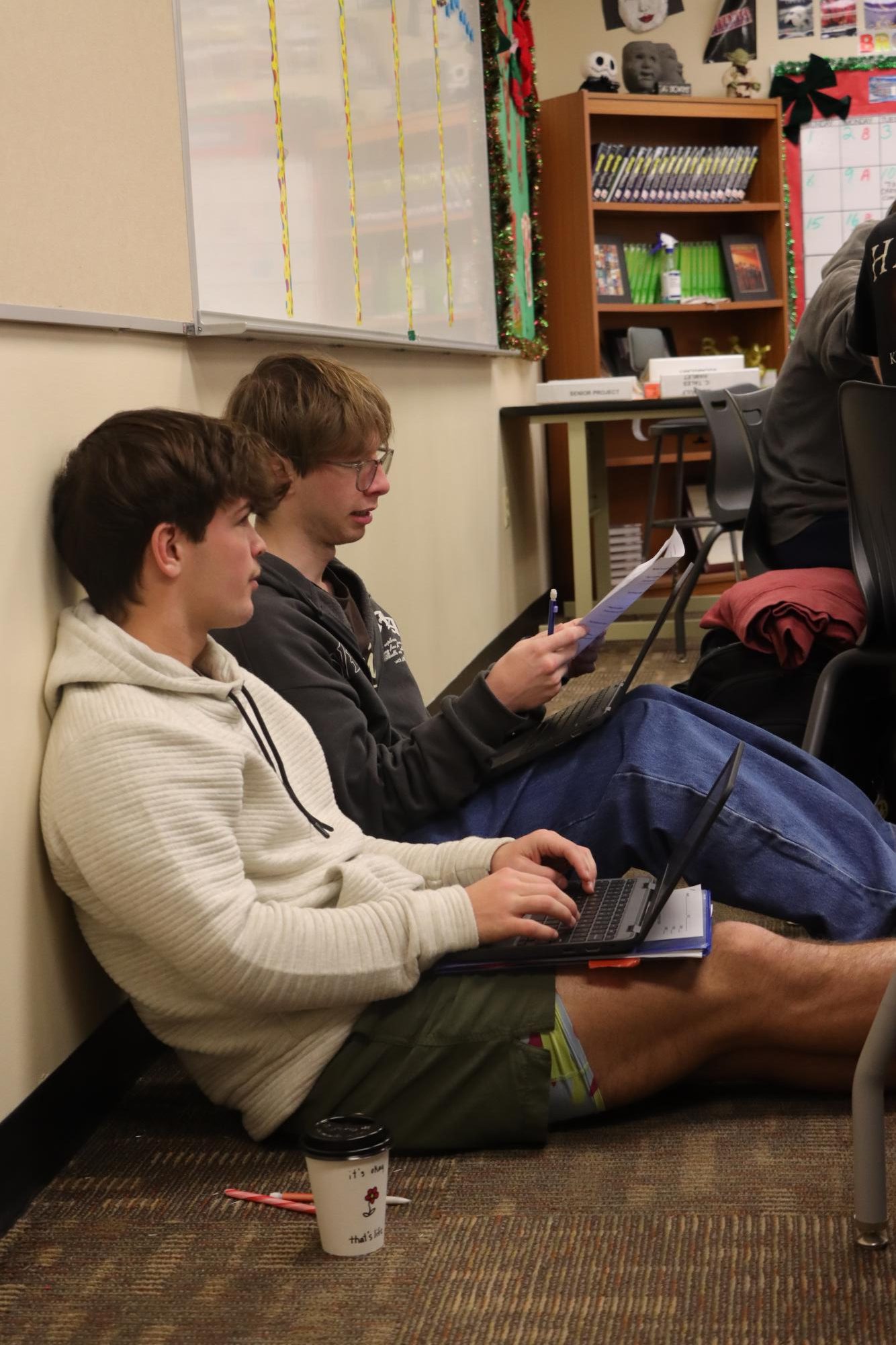 Students complete last regular B day