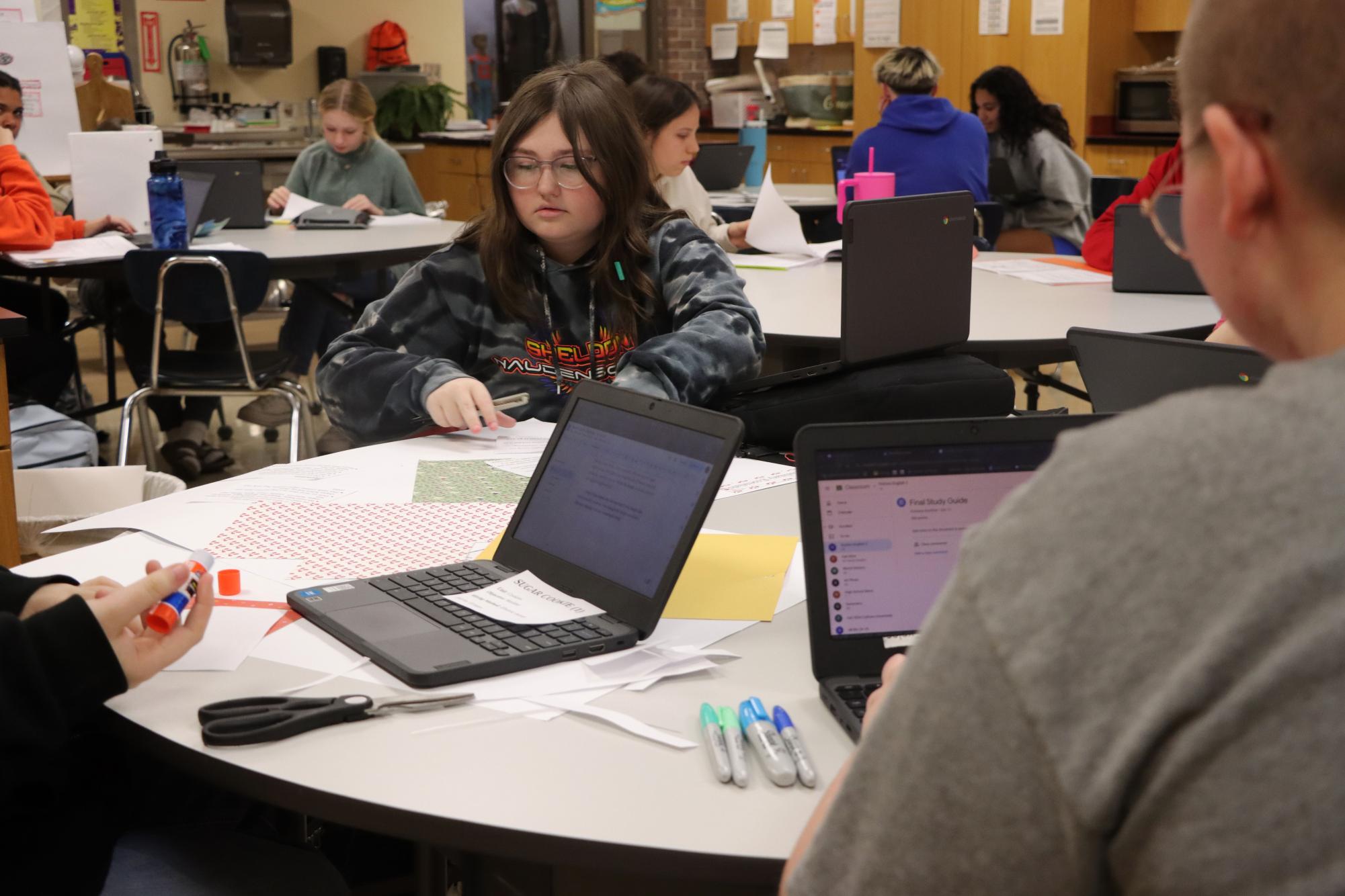 Students complete last regular B day