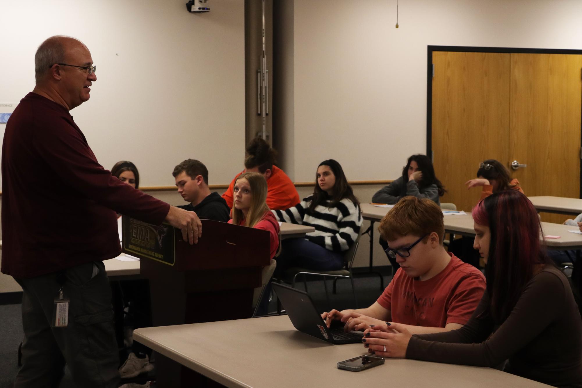 Students complete last regular B day