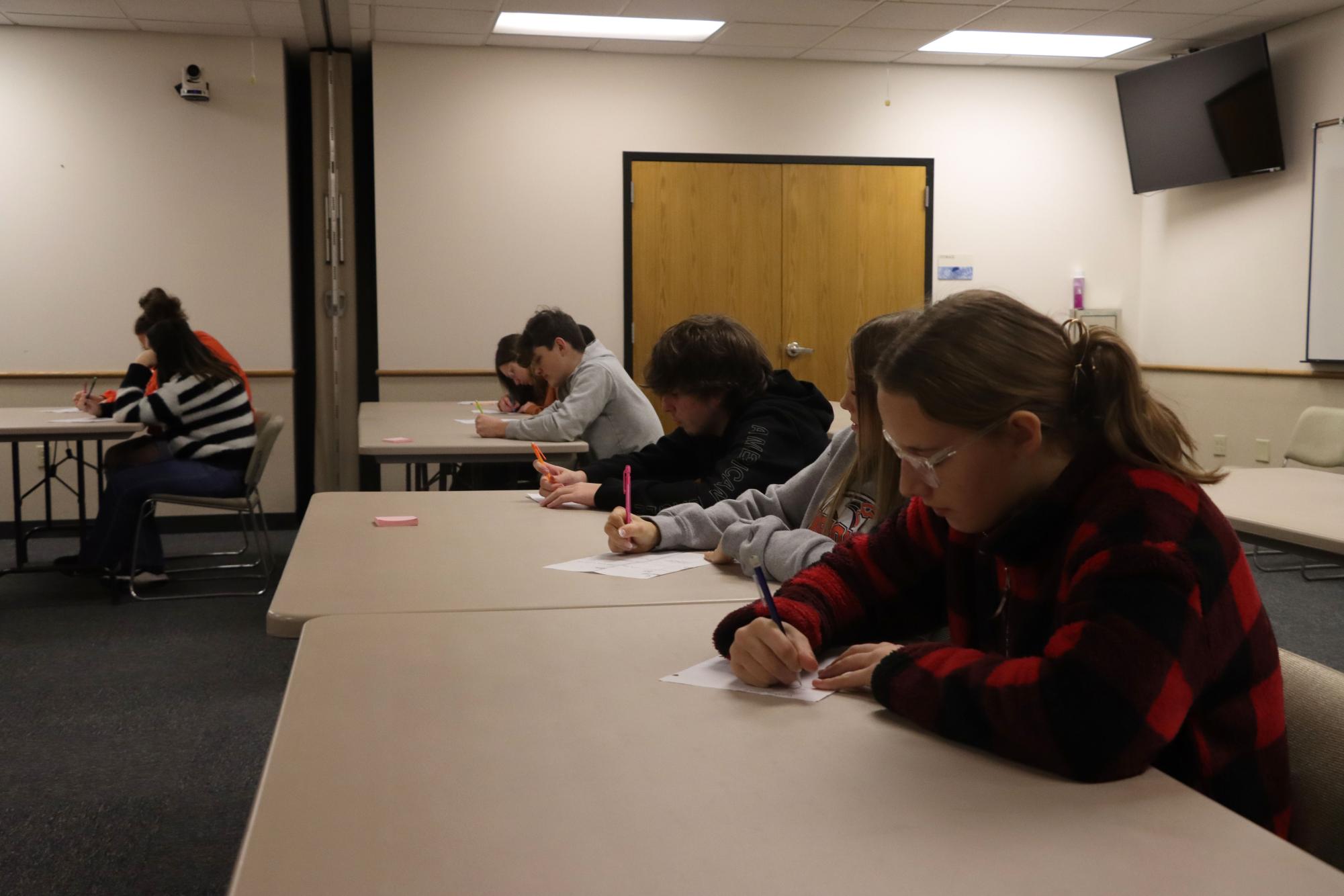 Students complete last regular B day