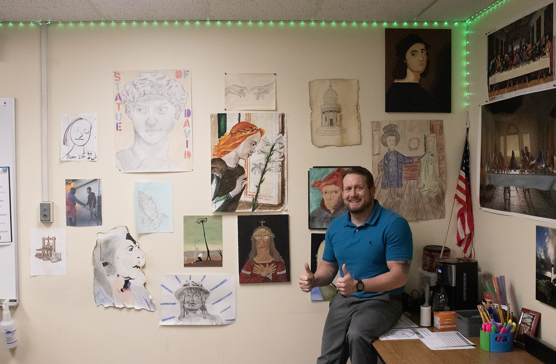 Teachers expressing creativity adds personality to classrooms