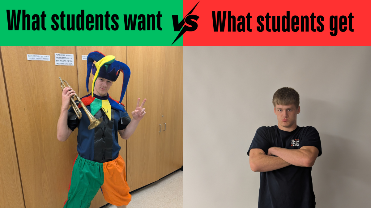 High school students are currently not allowed to wear costumes on Halloween. Students want the opportunity to wear costumes to school.